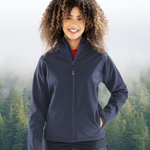 Women’s recycled 3-layer printable hooded softshell Thumbnail