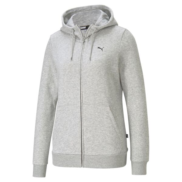 Puma Womens Small Logo Zip Hoodie Thumbnail